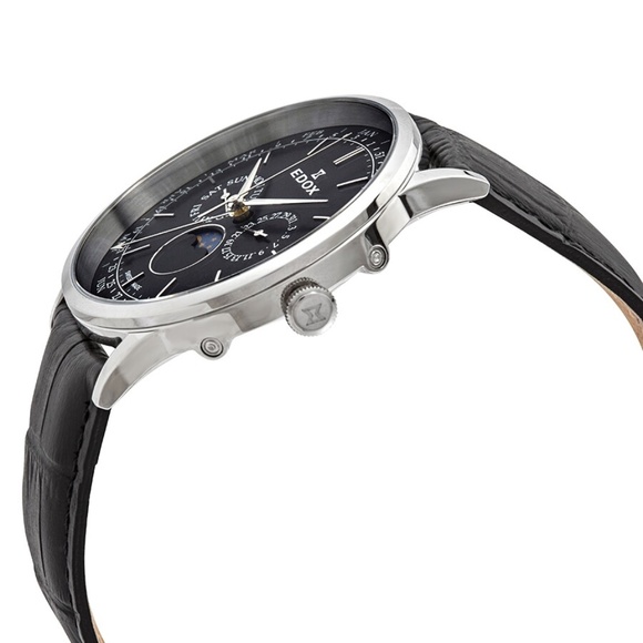 EDOX Les Vauberts Moon Phase Watch - Picture 2 of 13
